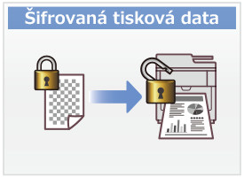 Šifrovaná tisková data