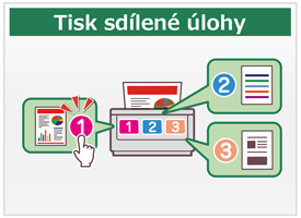 Tisk sdílené úlohy