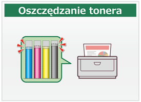 Oszczędzanie tonera