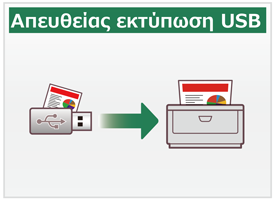 Απευθείας εκτύπωση USB