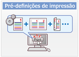 Pré-definições de impressão