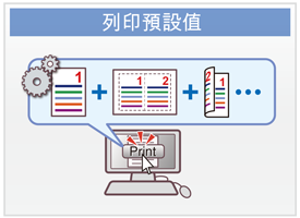 列印預設值