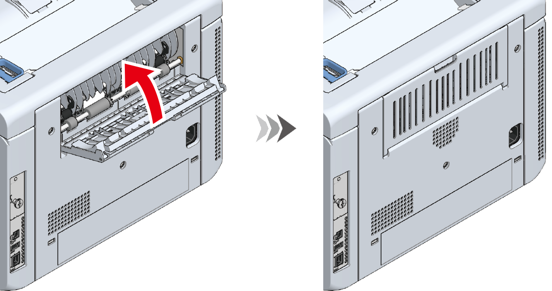 本体排紙トレイ | OKI