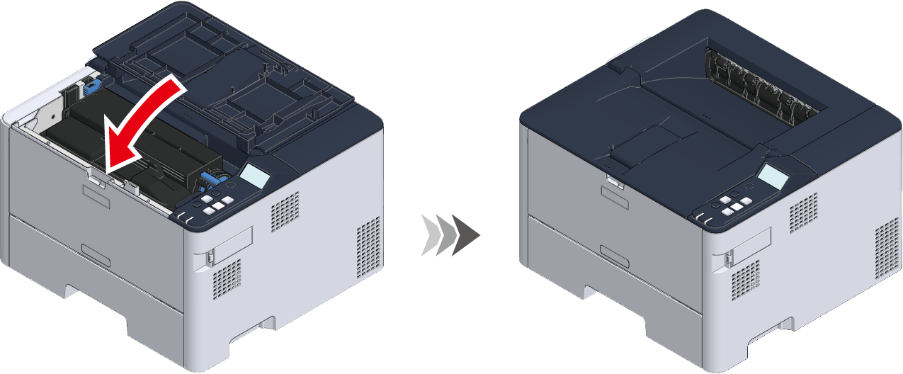 イメージドラムとトナーカートリッジを交換する | OKI