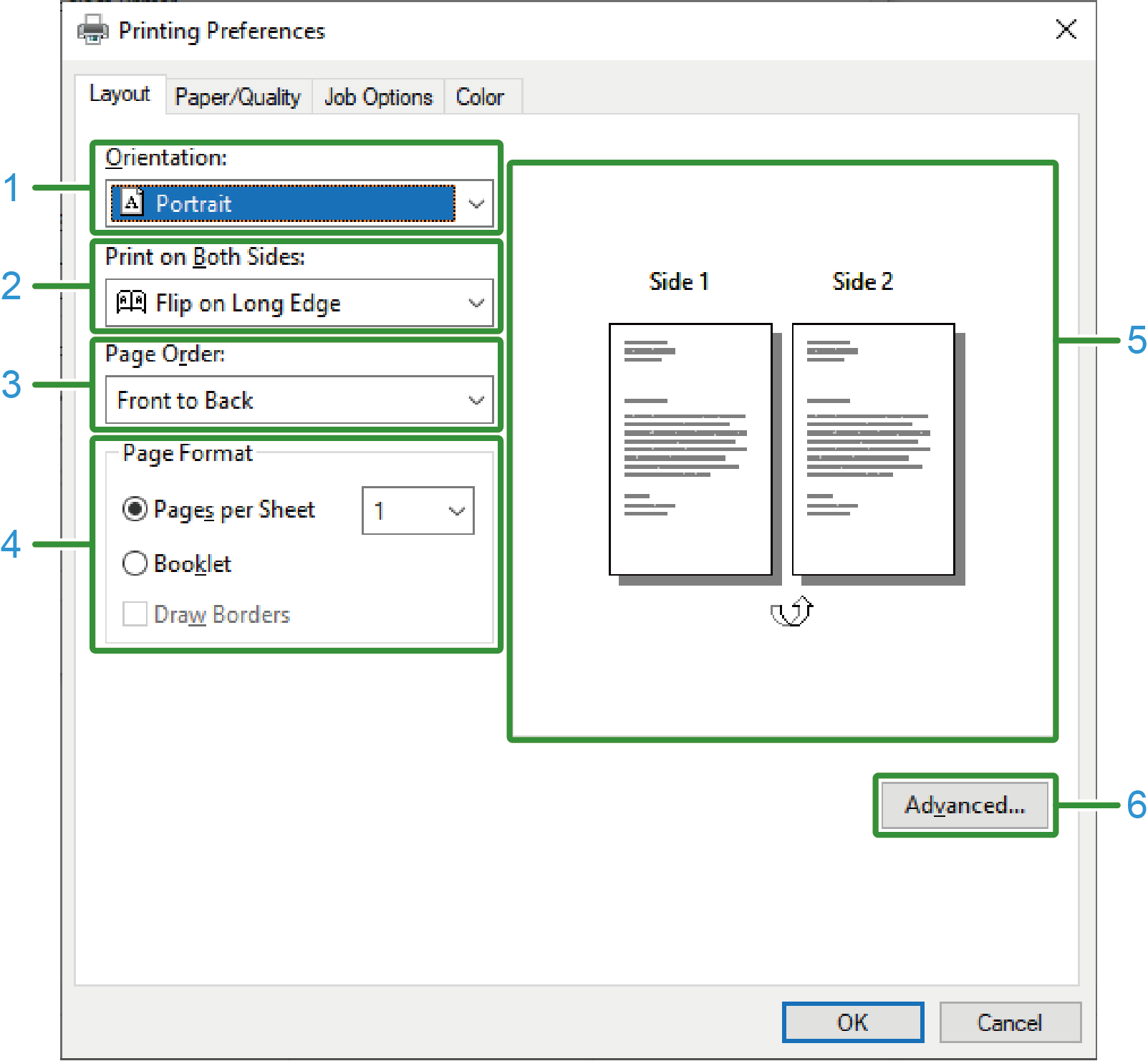 Windows PS printer driver OKI