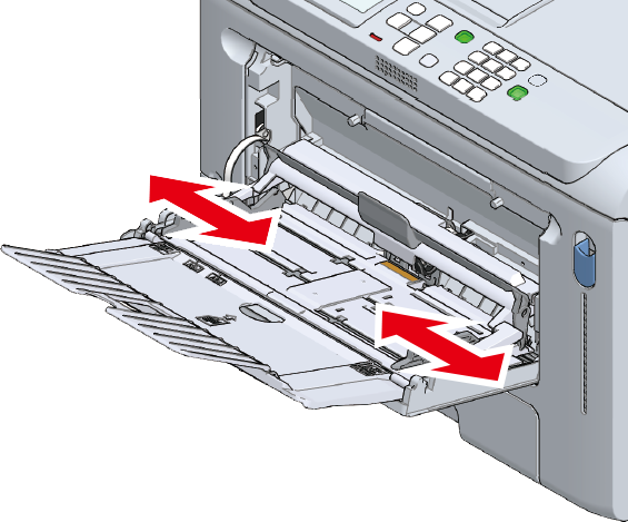 Loading paper in the MP tray | OKI