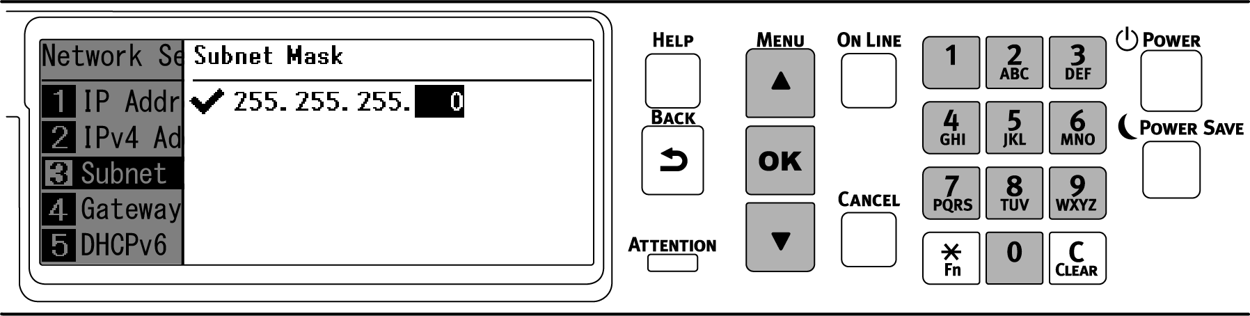 3. IP 주소 설정 | OKI